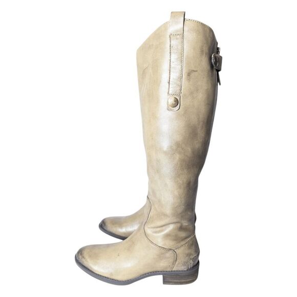 SAM EDELMAN Penny Leather Riding Boot Size 5.5M - Picture 2 of 11